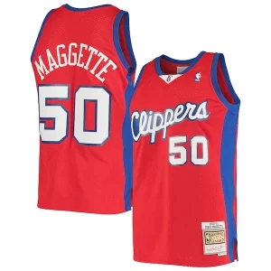 Corey Maggette LA Stylish Clippers 2001/02 Hardwood Classics Swingman Jersey Red