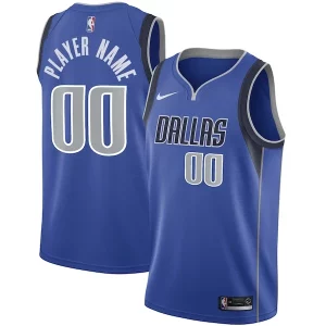 Dallas Mavericks Nike 2020/21 Swingman Custom Jersey Icon Elegant Edition Blue