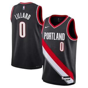 Damian Lillard Portland Trail Blazers Nike Youth Swingman Unique Jersey Icon Edition Black