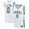 Damian Lillard Milwaukee Bucks Chic Fast Break Replica Player Jersey Association Edition White