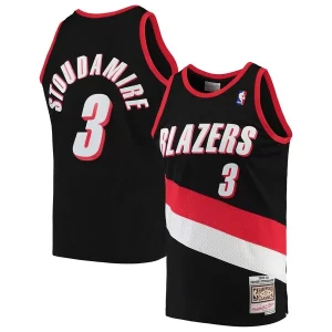 Damon Stoudamire Portland Trail Blazers 1999/00 Hardwood Elegant Classics Swingman Jersey Black