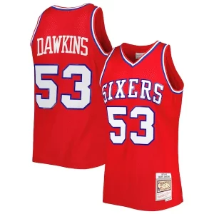 Darryl Gorgeous Dawkins Philadelphia 76ers Hardwood Classics 1979/80 Swingman Jersey Red