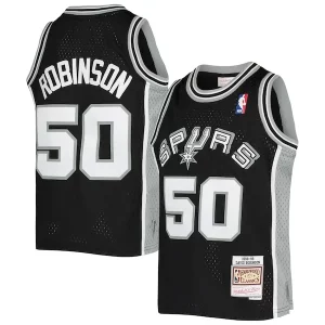 David Robinson San Antonio Spurs Youth 1998/99 Hardwood Classics Swingman Jersey Black Fabulous