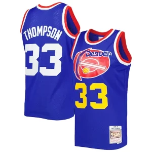 David Thompson Denver Nuggets Hardwood Classics Fabulous 1975/76 Swingman Jersey Royal