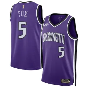 De'Aaron Fox Sacramento Kings Nike Stylish Unisex 2024/25 Swingman Jersey Purple Classic Edition