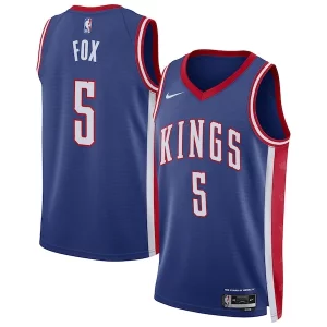 De'Aaron Fox Sacramento Kings Nike Unisex 2024/25 Swingman Player Jersey Premium City Edition Blue