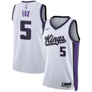 De'Aaron Fox Sacramento Kings Nike Unisex Swingman Jersey Association Trendy Edition White