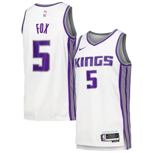 De'Aaron Fox Sacramento Trendy Kings Nike Swingman Player Jersey Association Edition White