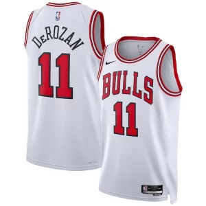 DeMar DeRozan Chicago Bulls Nike Unisex Swingman Jersey Association Edition White/Red Elegant