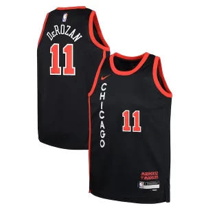 DeMar DeRozan Chicago Eye - catching Bulls Nike Youth Swingman Replica Jersey City Edition Black