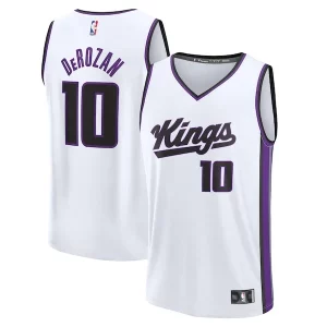 DeMar DeRozan Stylish Sacramento Kings Youth Fast Break Replica Player Jersey Association Edition White