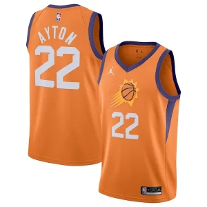 Deandre Ayton Eye - catching Phoenix Suns Jordan Brand 2020/21 Swingman Jersey Statement Edition Orange