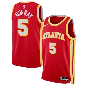 Dejounte Murray Atlanta Hawks Nike Unisex Swingman Jersey Icon Gorgeous Edition Red