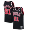 Dennis Rodman Chicago Bulls 1997/98 Hardwood Classics Fabulous Swingman Jersey Black