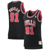 Dennis Rodman Chicago Bulls Women's Hardwood Classics Swingman Jersey Eye - catching Black