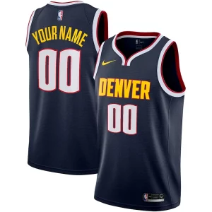 Denver Nuggets Nike 2022/23 Swingman Trendy Custom Jersey Icon Edition Navy