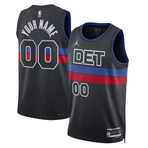 Detroit Pistons Jordan Brand Unisex 2022/23 Swingman Custom Jersey Statement Edition Blue Trendy