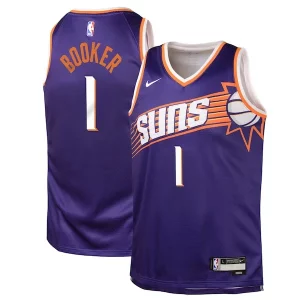 Devin Booker Eye - catching Phoenix Suns Nike Youth Swingman Jersey Icon Edition Purple