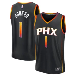 Devin Booker Phoenix Suns Fast Unique Break Replica Player Jersey Statement Edition Black