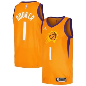 Devin Booker Phoenix Suns Jordan Brand Swingman Player Unique Jersey Statement Edition Orange
