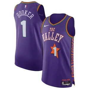 Devin Booker Phoenix Suns Nike 2024/25 Authentic Player Jersey City Edition Purple Gorgeous
