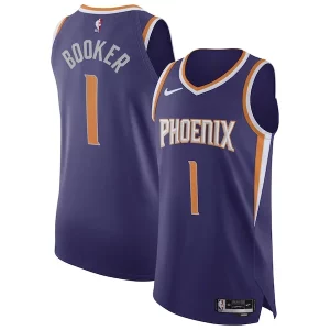 Devin Booker Phoenix Suns Nike Authentic Jersey Association Edition Purple Eye - catching