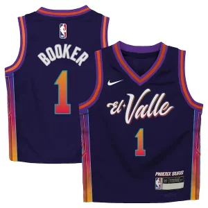 Devin Booker Phoenix Suns Nike Preschool Swingman Replica Fabulous Jersey City Edition Purple