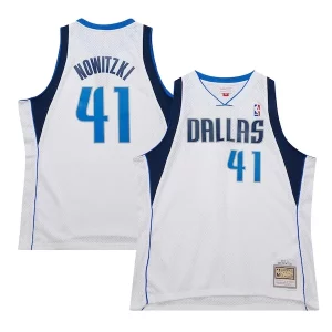 Dirk Nowitzki Dallas Mavericks Elegant 2010/11 Hardwood Classics Swingman Jersey White