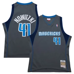 Dirk Nowitzki Dallas Mavericks Gorgeous 2003/04 Hardwood Classics Swingman Jersey Gray