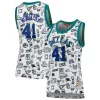 Dirk Nowitzki Dallas Mavericks Women's 1998 Doodle Swingman Jersey Premium White