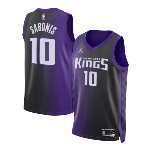 Domantas Sabonis Sacramento Kings Jordan Brand Unisex Swingman Stylish Jersey Statement Edition Purple