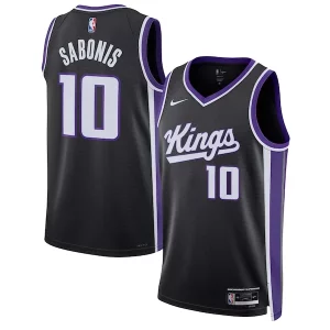 Domantas Sabonis Sacramento Kings Nike Unisex Swingman Jersey Stylish Icon Edition Black