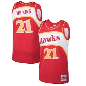 Dominique Wilkins Atlanta Hawks 1986/87 Stylish Hardwood Classics Swingman Jersey Red