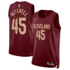 Donovan Mitchell Cleveland Cavaliers Nike Gorgeous Unisex Swingman Jersey Icon Edition Wine/White