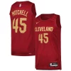 Donovan Mitchell Cleveland Cavaliers Nike Swingman Player Elegant Jersey Icon Edition Wine