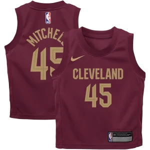 Donovan Mitchell Cleveland Cavaliers Nike Toddler Swingman Player Jersey Icon Edition Wine Chic