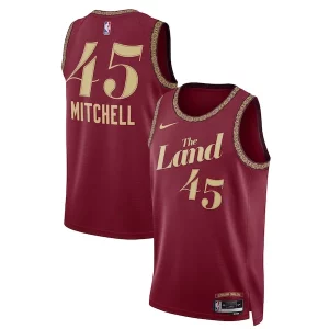 Donovan Mitchell Cleveland Cavaliers Nike Unisex Premium 2023/24 Swingman Jersey Wine City Edition
