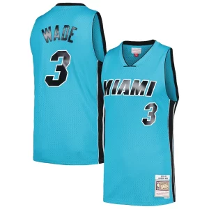 Dwyane Wade Miami Heat Hardwood Classics Stylish 2005/06 Tropical Swingman Jersey Blue