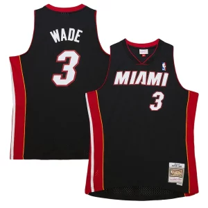 Dwyane Wade Miami Heat Hardwood Unique Classics Swingman Jersey Black