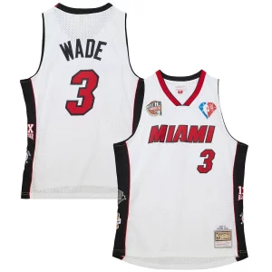Dwyane Wade Miami Heat Unisex Hall of Fame Eye - catching Class of 2023 Throwback Swingman Jersey White