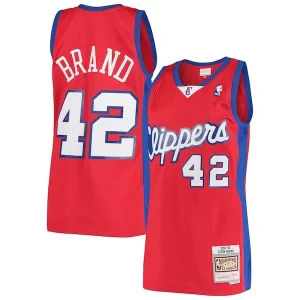 Elton Brand LA Clippers Hardwood Gorgeous Classics Swingman Jersey Red
