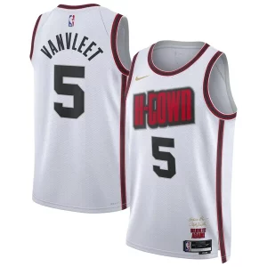 Fred VanVleet Houston Rockets Stylish Nike Unisex 2024/25 Swingman Player Jersey City Edition White