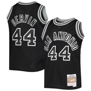 George Gervin San Antonio Spurs Youth 1978/79 Eye - catching Hardwood Classics Swingman Jersey Black