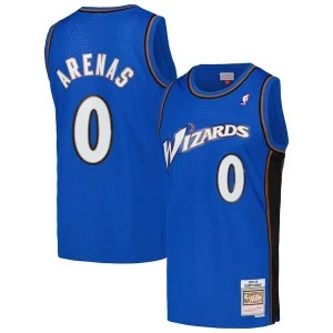 Gilbert Arenas Washington Wizards 2004/05 Stylish Hardwood Classics Swingman Jersey Blue