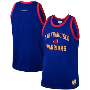 Golden State Chic Warriors Hardwood Classics Team Heritage Fashion Jersey Royal