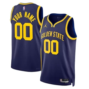 Golden State Warriors Jordan Brand Unisex 2022/23 Swingman Premium Custom Jersey Statement Edition Blue