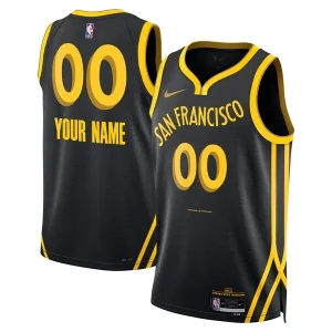 Golden State Warriors Nike Unisex 2023/24 Custom Swingman Jersey Black Trendy City Edition