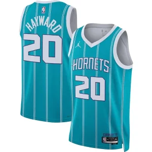 Gordon Hayward Charlotte Hornets Jordan Brand Unisex Swingman Jersey Icon Trendy Edition Teal