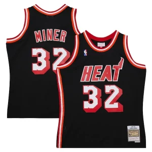 Harold Miner Miami Heat Trendy 1992/93 Hardwood Classics Swingman Throwback Jersey Black
