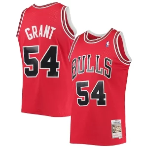 Horace Chic Grant Chicago Bulls 1990/91 Throwback Dark Swingman Jersey Red